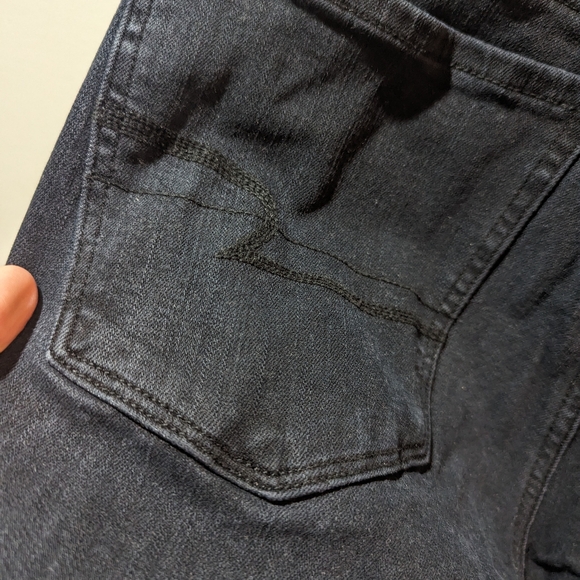 American Eagle high rise jegging black size 8 - Picture 5 of 6